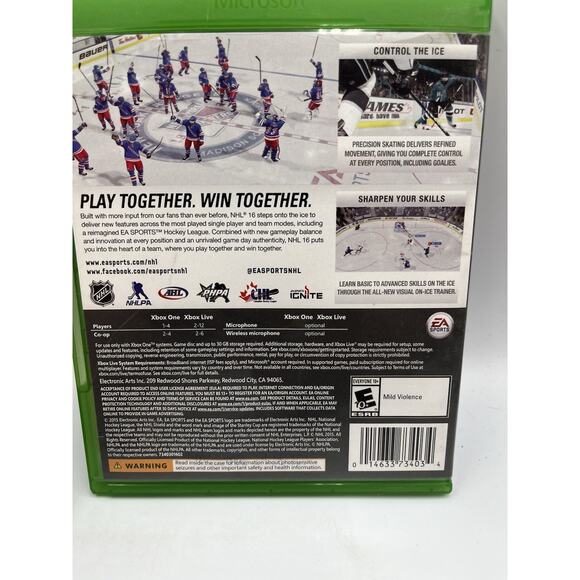 NHL 16 (Microsoft Xbox One, 2015) CIB TESTED AND WORKS - Picture 5 of 8